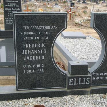 ELLIS Frederik Johannes Jacobus 1913-1986