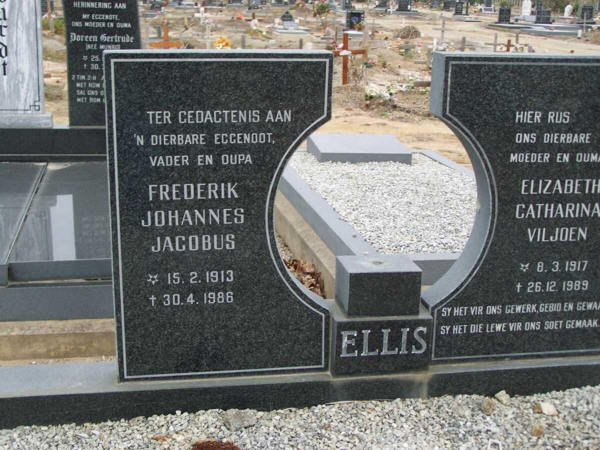 ELLIS Frederik Johannes Jacobus 1913-1986
