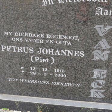 ECK Petrus Johannes, van 1915-2000 & Anna De Lint 1921-2010 _1