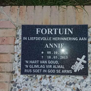 FORTUIN Annie 1924-2013