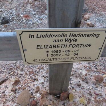 FORTUIN Elizabeth 1953-2022