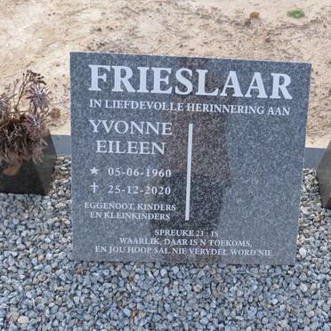 FRIESLAAR Yvonne Eileen 1960-2020