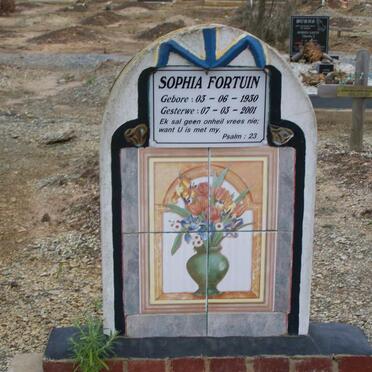 FORTUIN Sophia 1930-2001