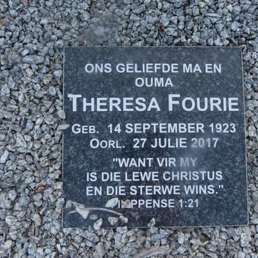 FOURIE Theresa 1923-2017