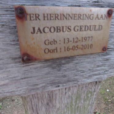GEDULD Jacobus 1977-2010