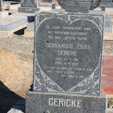 GERICKE Gerhardus Esias 1916-1957