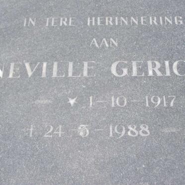 GERICKE Neville 1917-1988