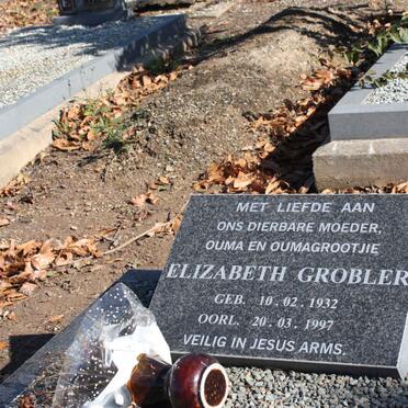 GROBLER Elizabeth 1932-1997