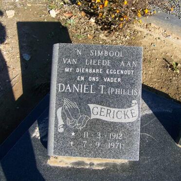 GERICKE Daniel T. 1912-1971