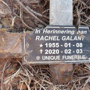 GALANT Rachel 1955-2020