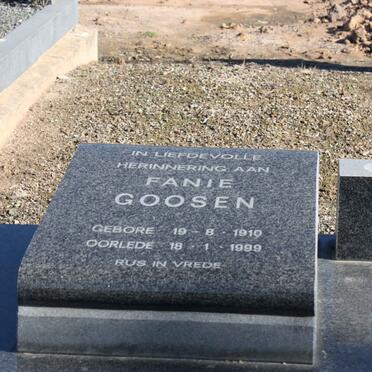 GOOSEN Fanie 1910-1999