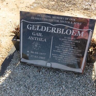 GELDERBLOEM Gail Anthea 1977-2007