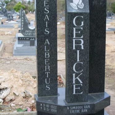 GERICKE Esais Albertus 1922-1991