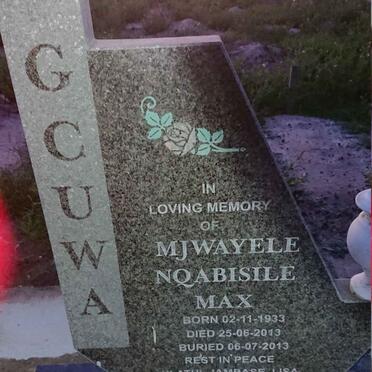 GCUWA Mjwayele Nqabisile Max 1933-2013