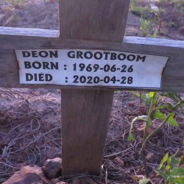 GROOTBOOM Deon 1969-2020