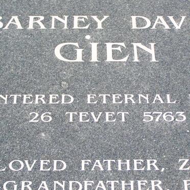 GIEN Barney David