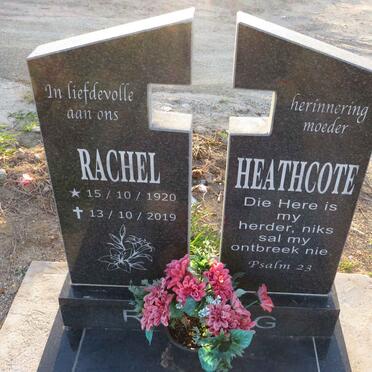 HEATHCOTE Rachel 1920-2019