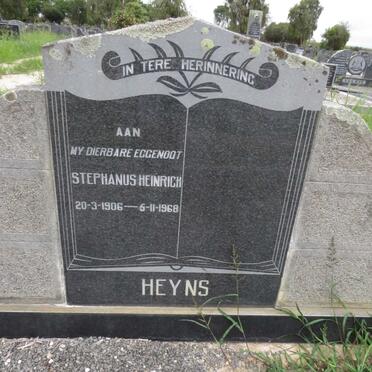 HEYNS Stephanus Heinrich 1906-1968