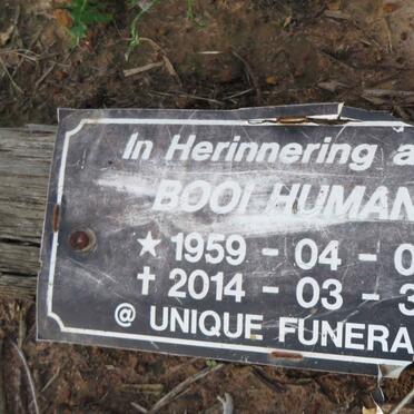 HUMAN Booi 1959-2014