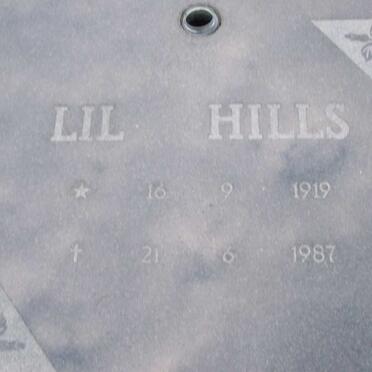 HILLS Lil 1919-1987