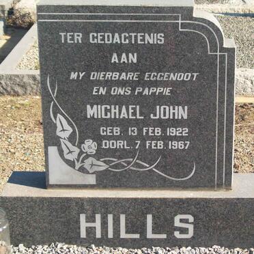HILLS Michael John 1922-1967