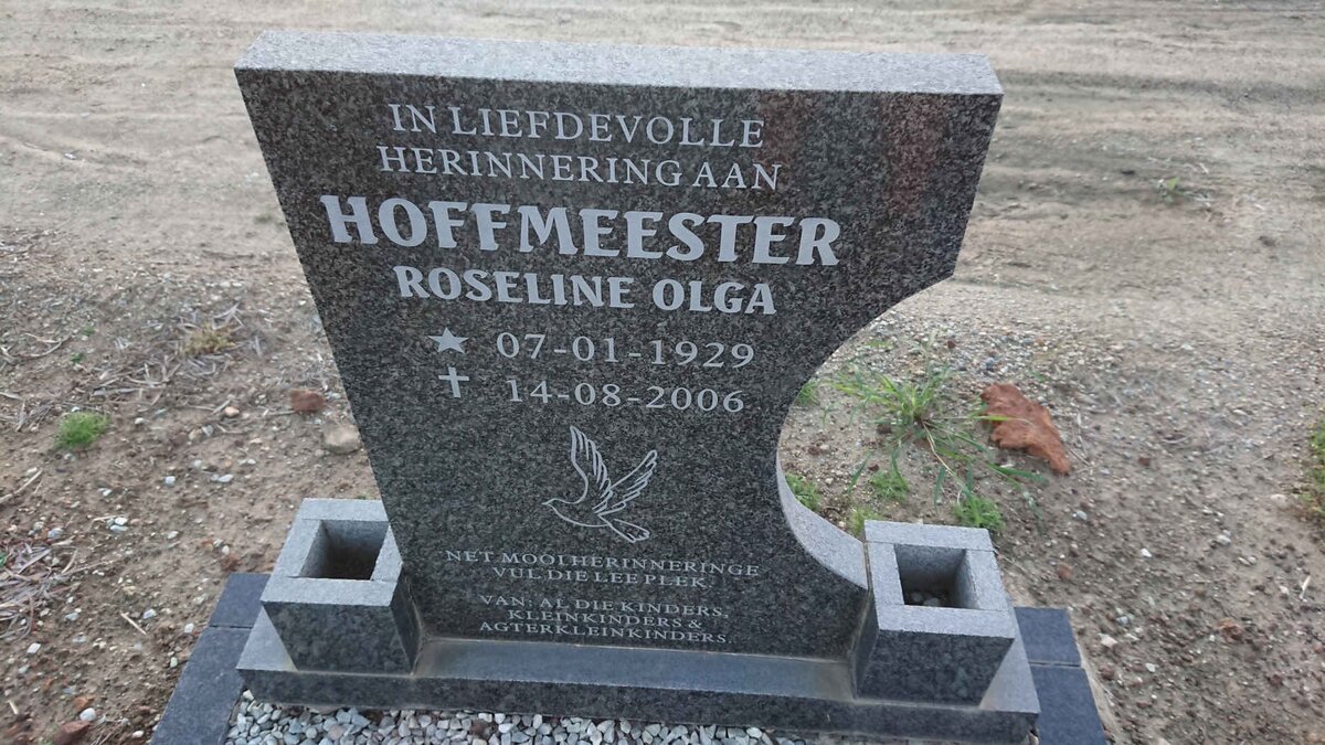 HOFFMEESTER Roseline Olga 1929-2006