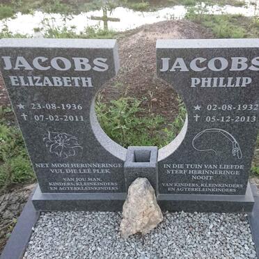 JACOBS Phillip 1932-2013 & Elizabeth 1936-2011