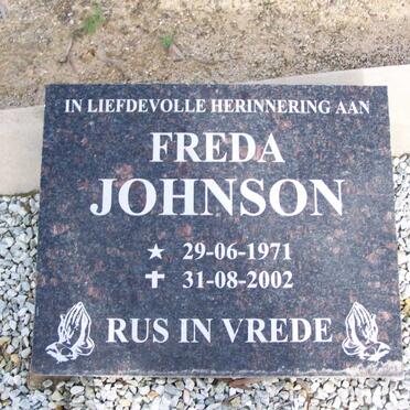 JOHNSON Freda 1971-2002