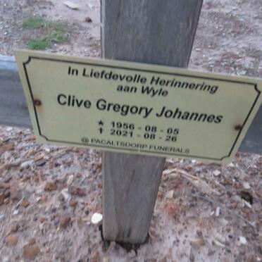 JOHANNES Clive Gregory 1956-2021
