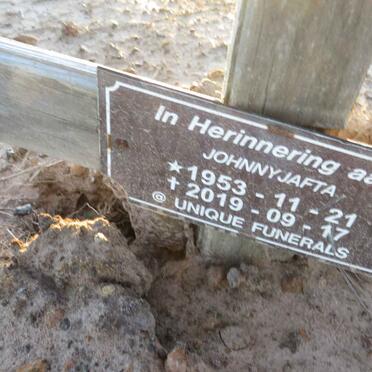 JAFTA Johnny 1953-2019