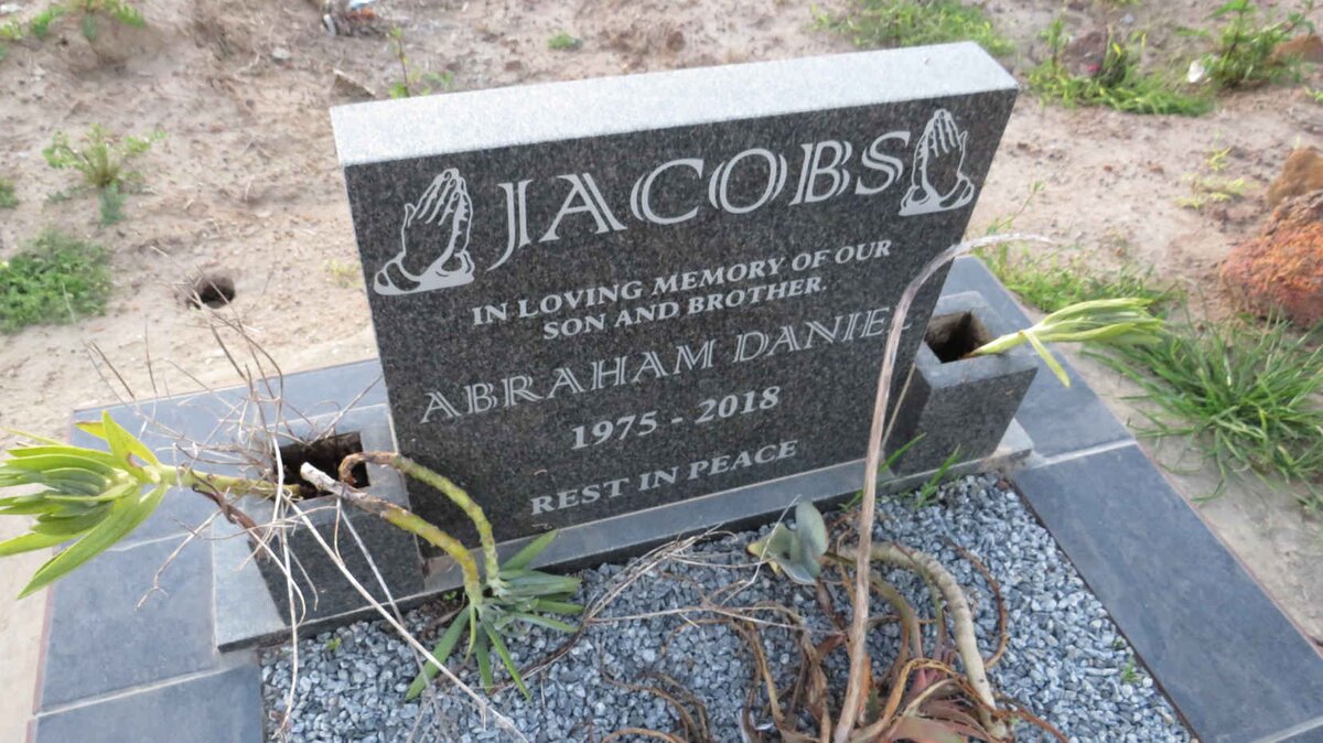 JACOBS Abraham Daniel 1975-2018