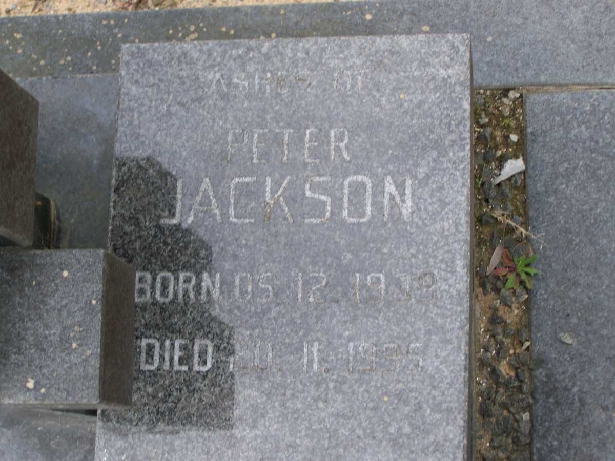 JACKSON Peter 19??-1995