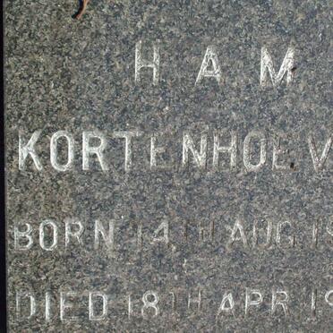 KORTENHOEVEN H.A.M. 1902-1978
