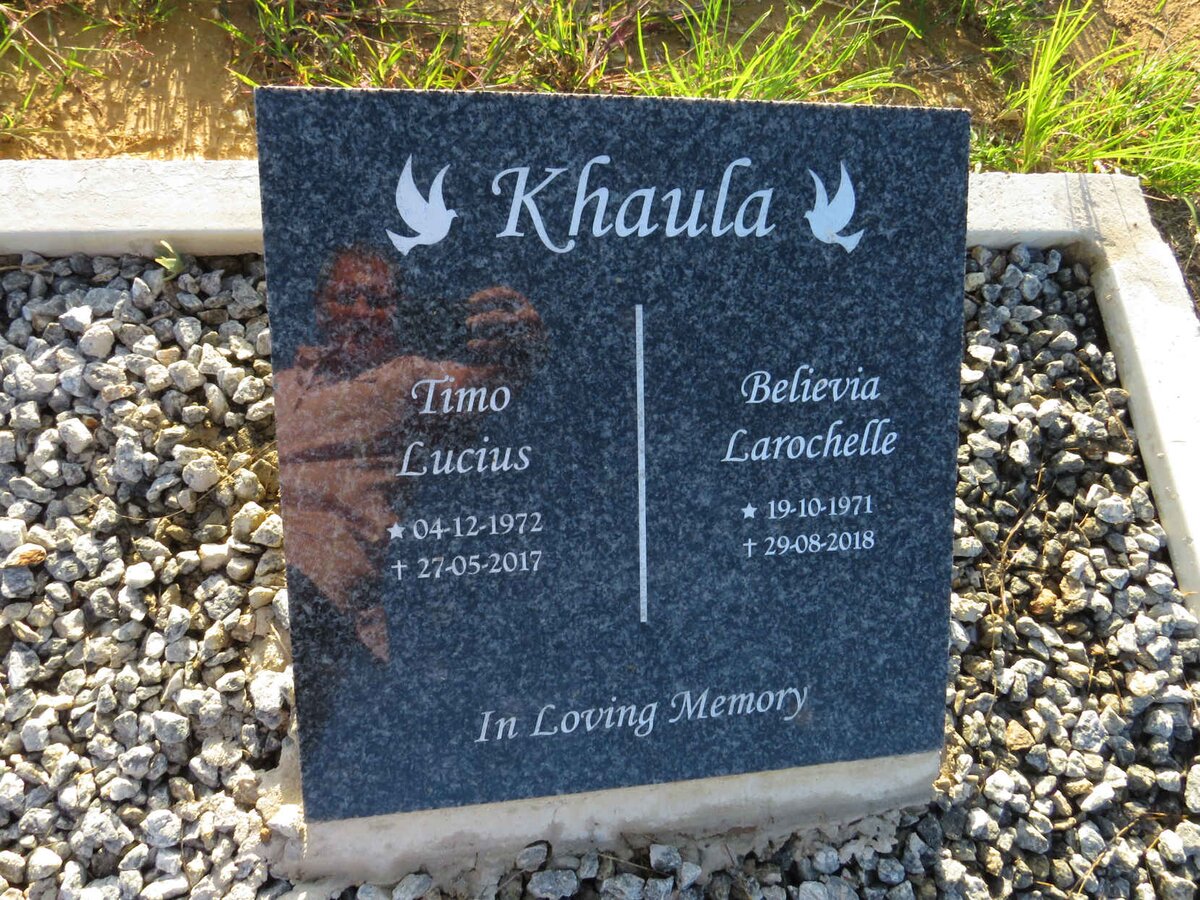 KHAULA Timo Lucius 1972-2017 & Believia Larochelle 1971-2018