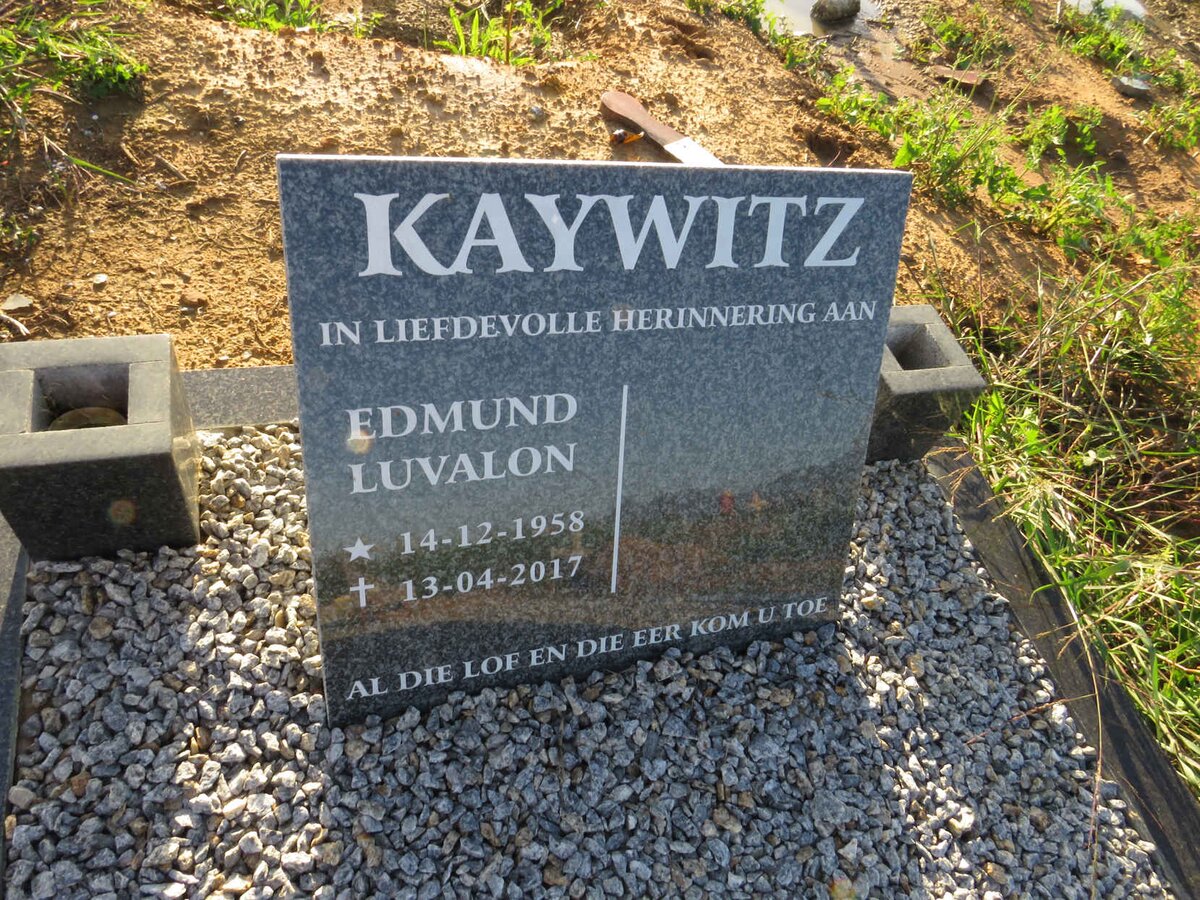 KAYWITZ Edmund Luvalon 1958-2017