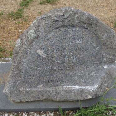 KOCK Corrie F. 1942-1985