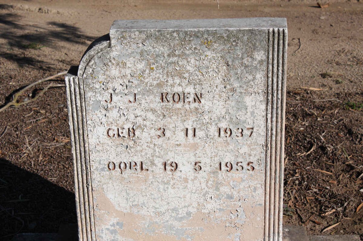 KOEN J.J.  1937-1955