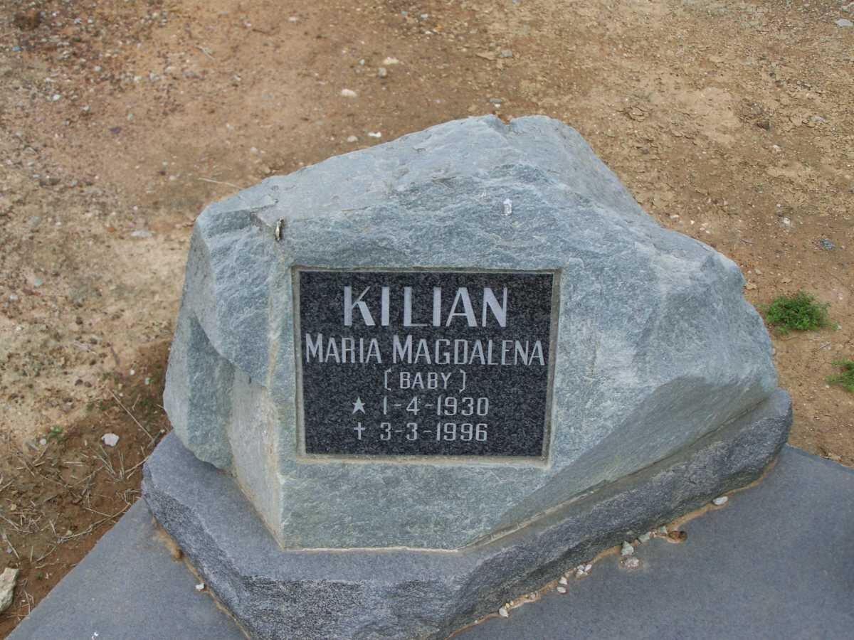 KILIAN Maria Magdalena 1930-1996