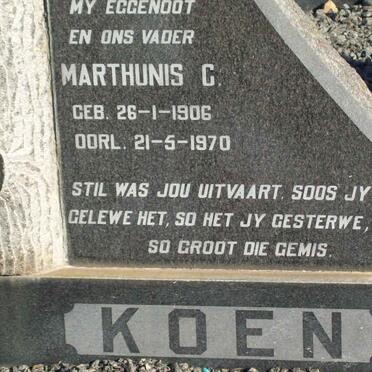KOEN Marthinus C. 1906-1970