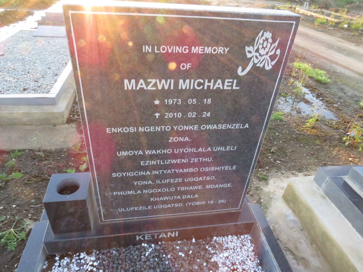 KETANI Mazwi Michael 1973-2010