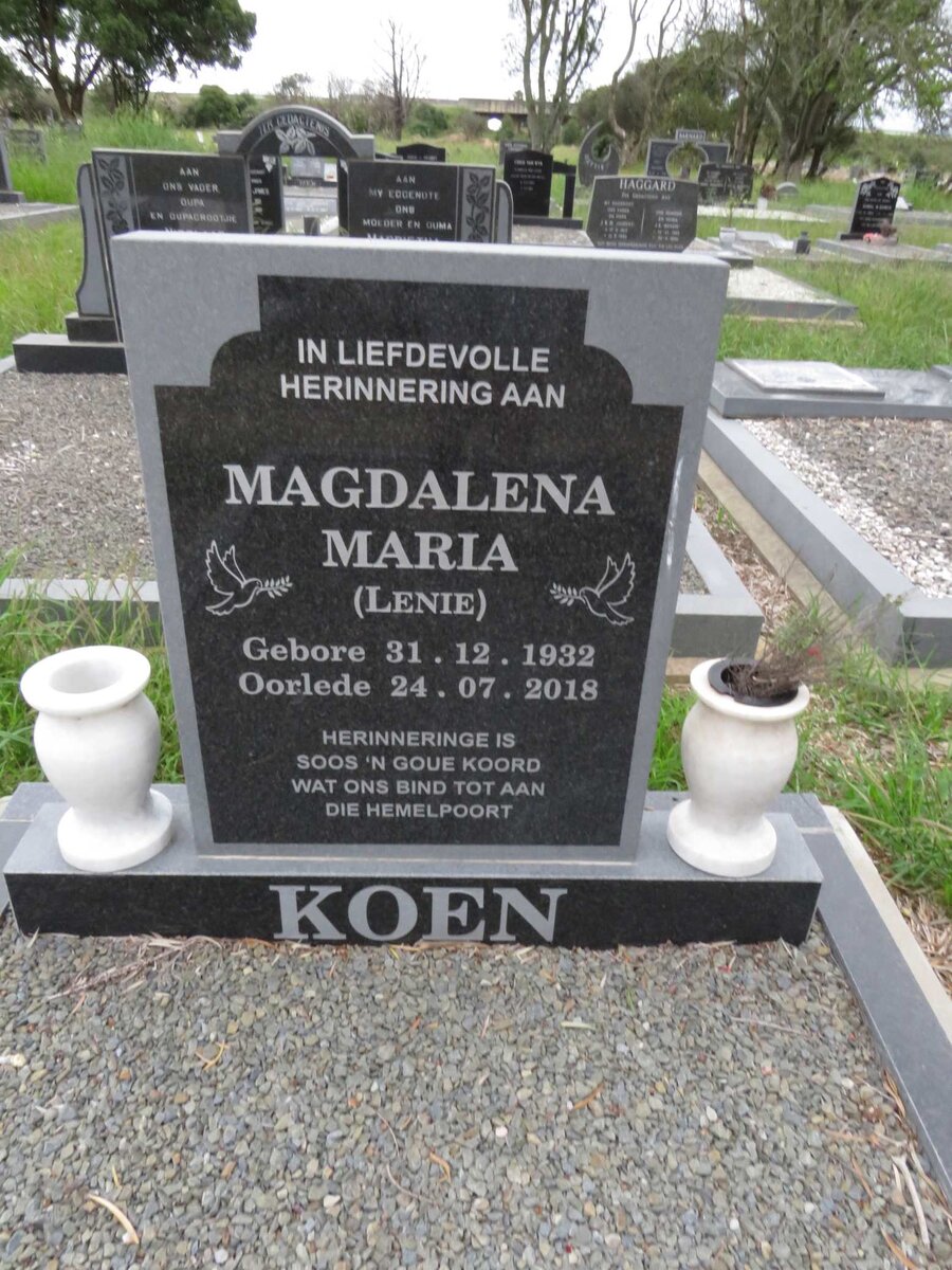 KOEN Magdalena Maria 1932-2018