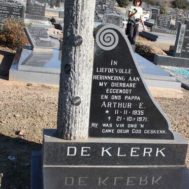 KLERK Arthur E., de 1935-1971