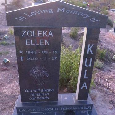 KULA Zoleka Ellen 1965-2020