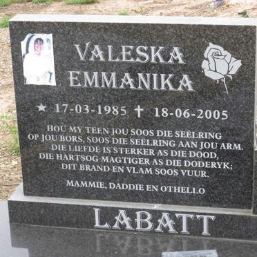 LABATT Valeska Emmanika 1985-2005