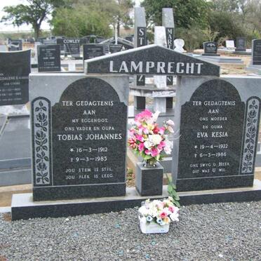 LAMPRECHT Tobias Johannes 1912-1985 &amp; Eva Kesia 1922-1986