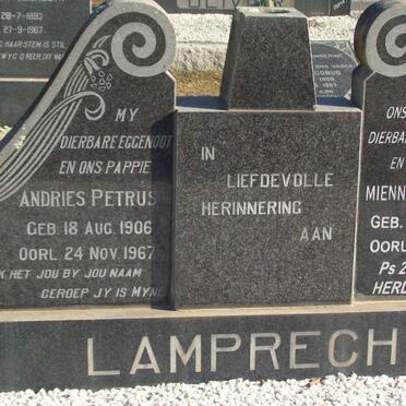 LAMPRECHT Andries Petrus 1906-1967 &amp; Miennie Florensia 1914-2004