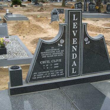 LEVENDAL Cecil Clive 1939-2000