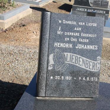 LIEBENBERG Hendrik Johannes 1931-1975