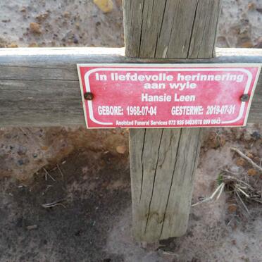 LEEN Hansie 1968-2019