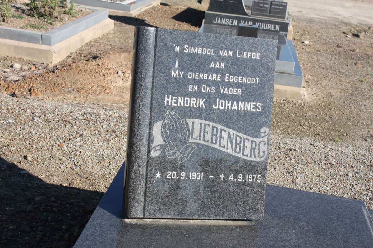 LIEBENBERG Hendrik Johannes 1931-1975